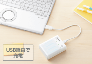 USB入出力付充電器 BQ-CC91
