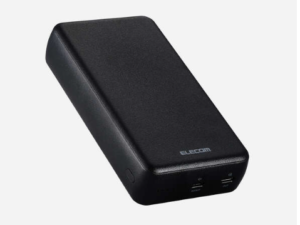 20000mAh 2C PD20W モバイルバッテリー DE-C52-20000BK