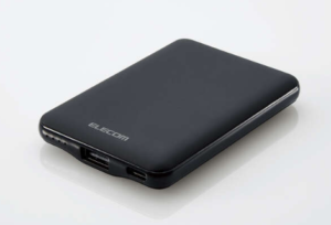 薄型コンパクトモバイルバッテリー EC-C04BK